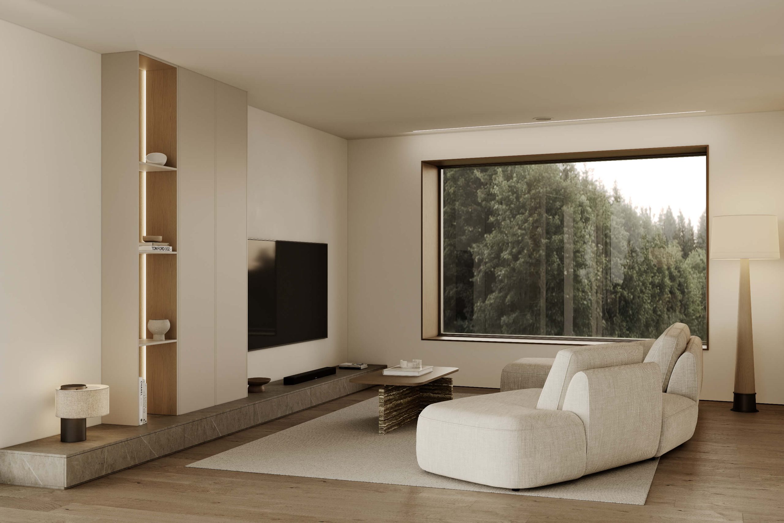 Villa 08 Keispelt Interior Design Living Room Fireplace