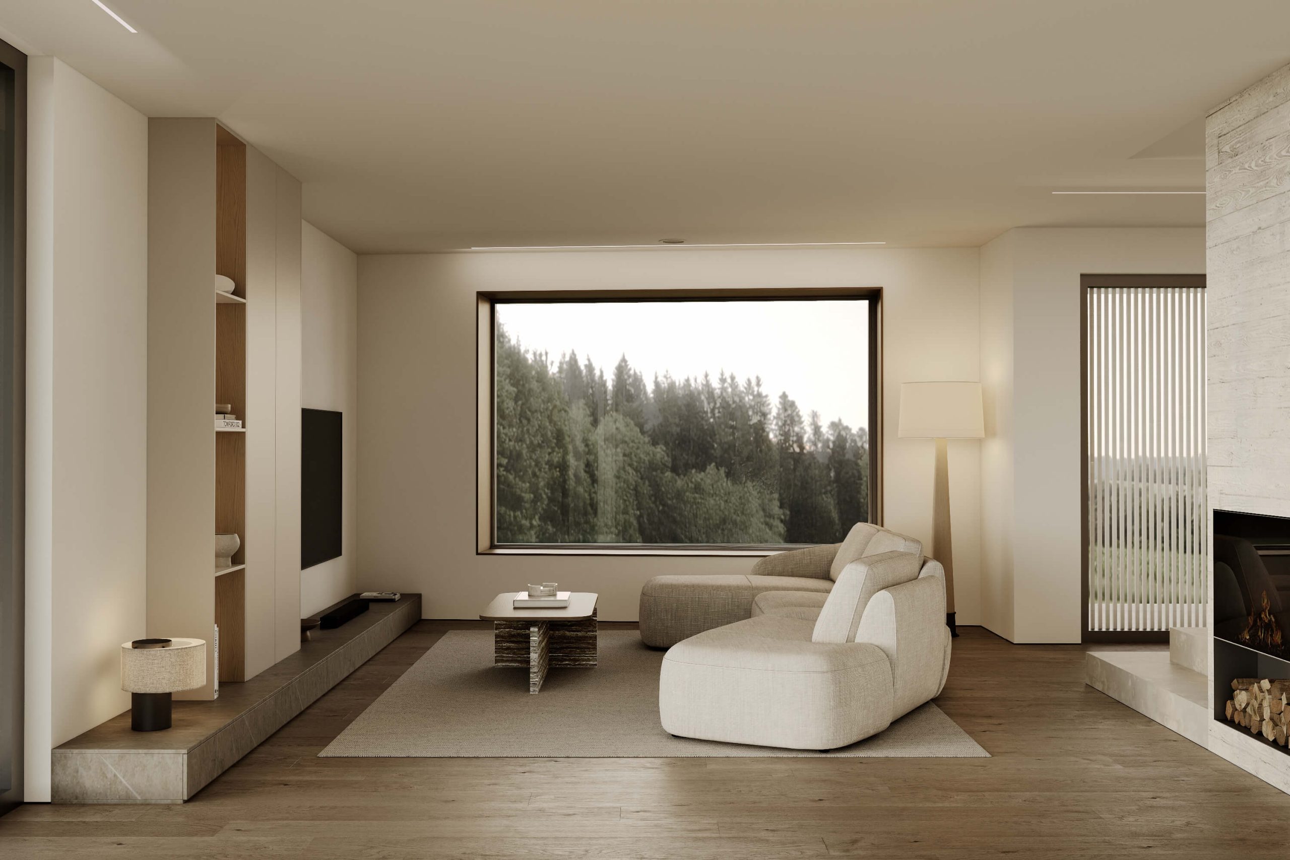 Villa 08 Keispelt Interior Design Living Room by Kleinmuller